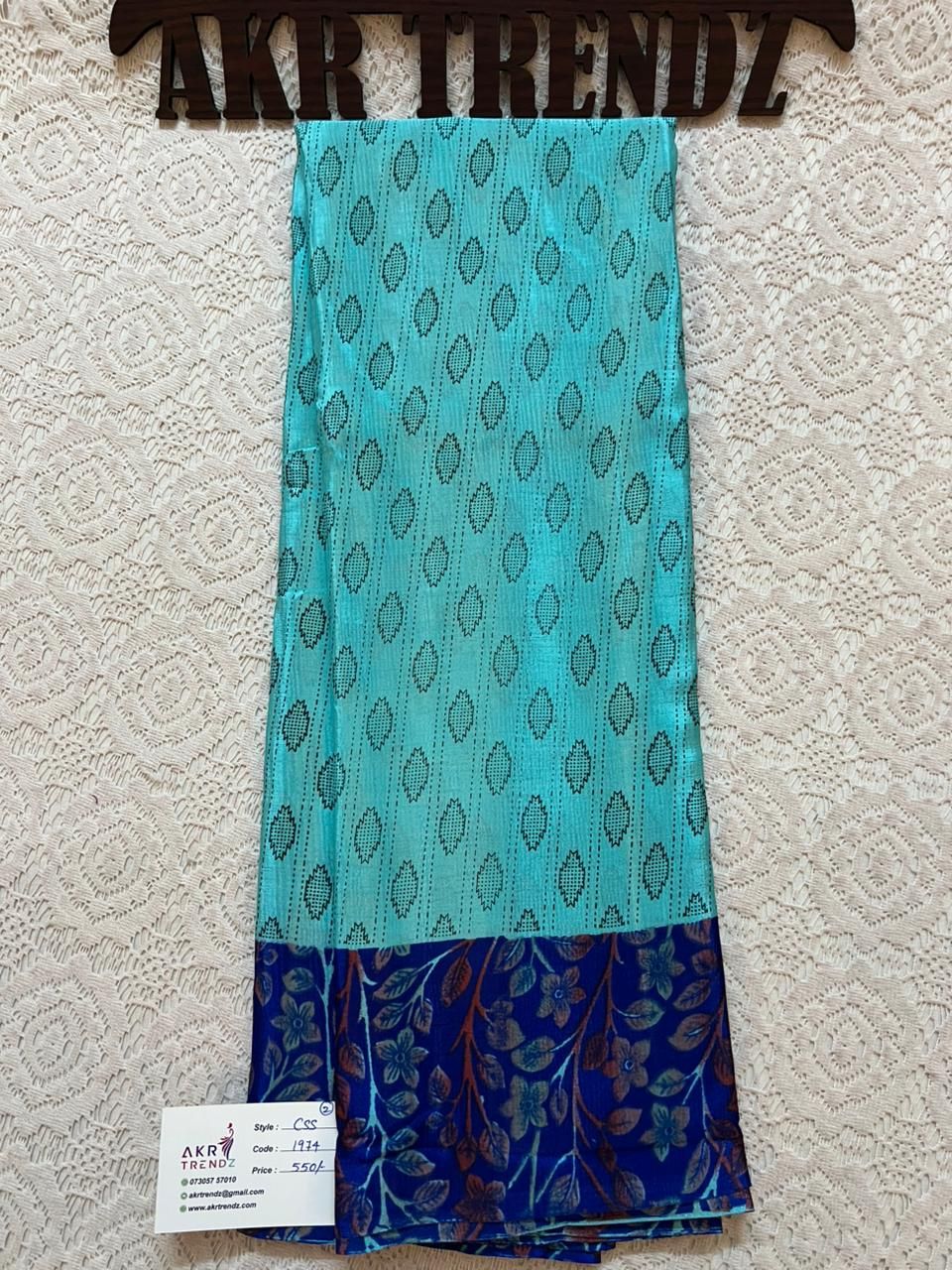 Fancy crepe silk sarees​