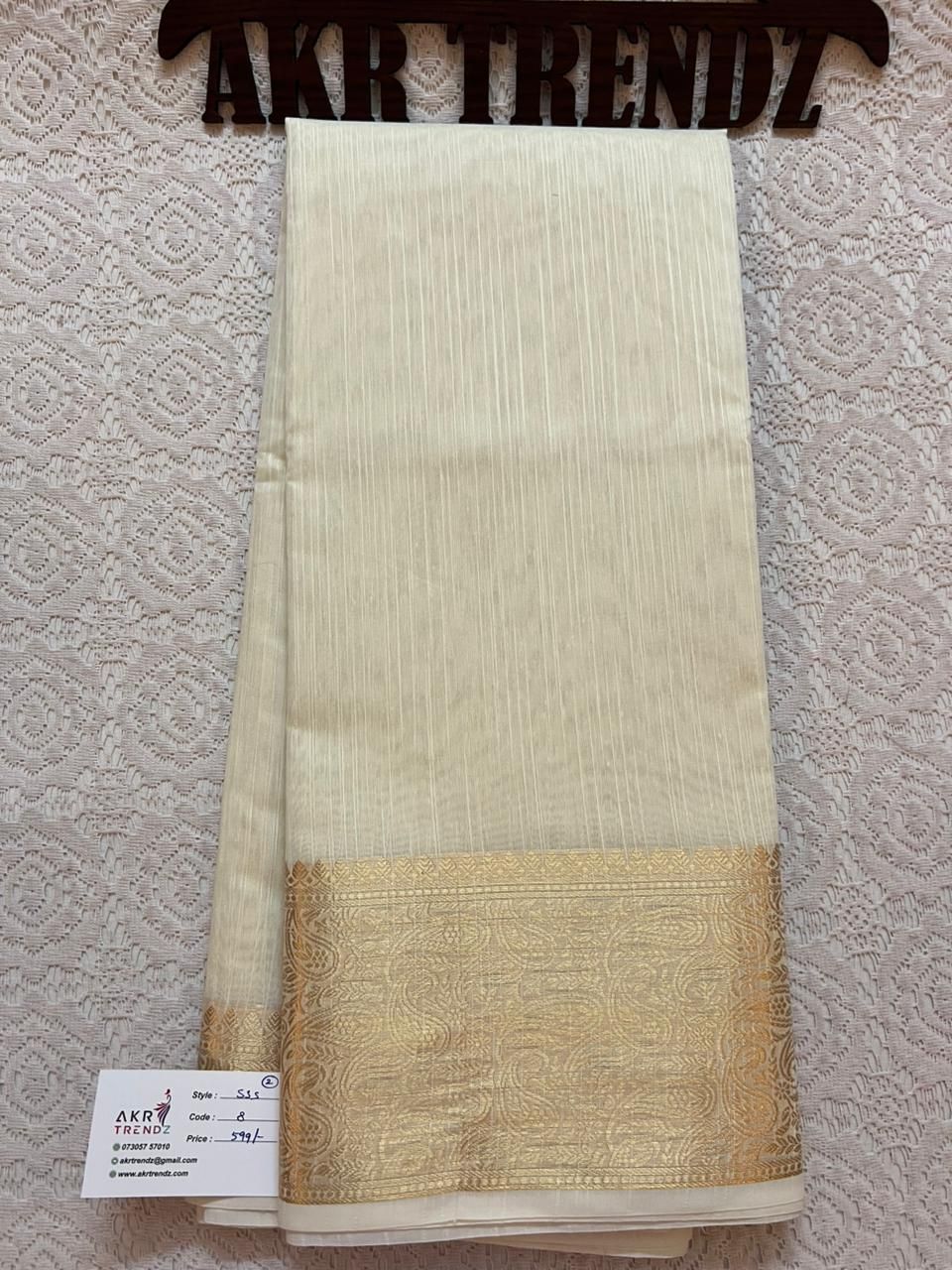 Matka Linen silk sarees​​