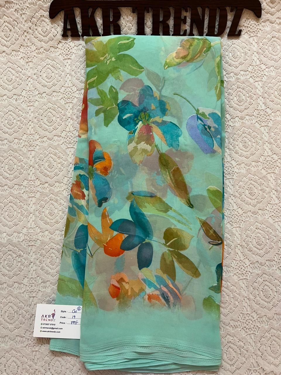 Floral Georgette sarees​