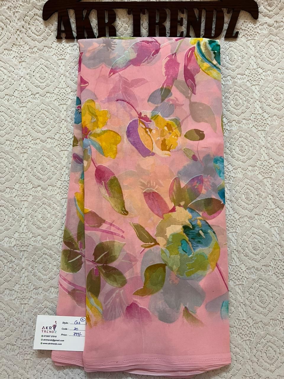 Floral Georgette sarees​