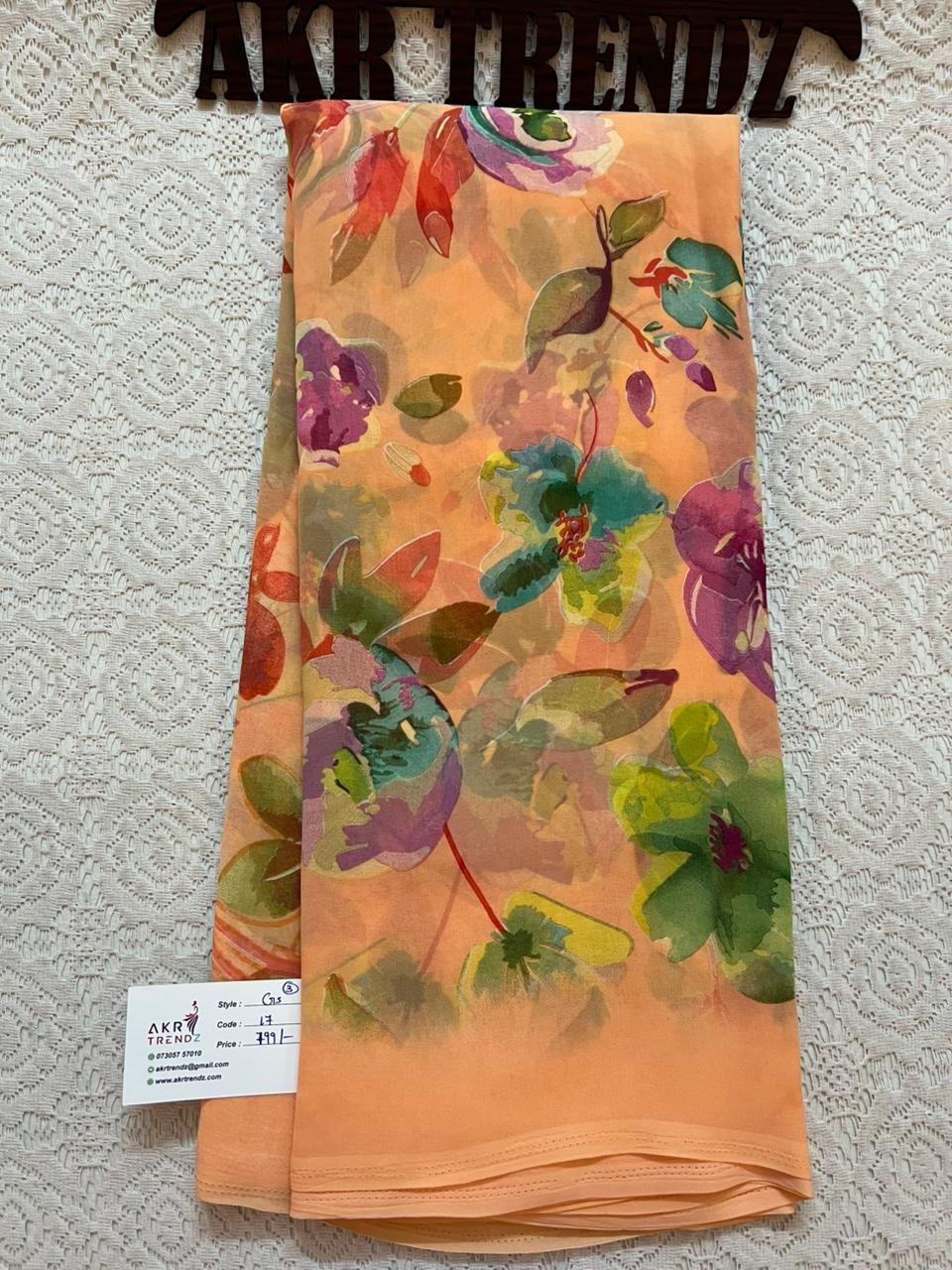 Floral Georgette sarees​