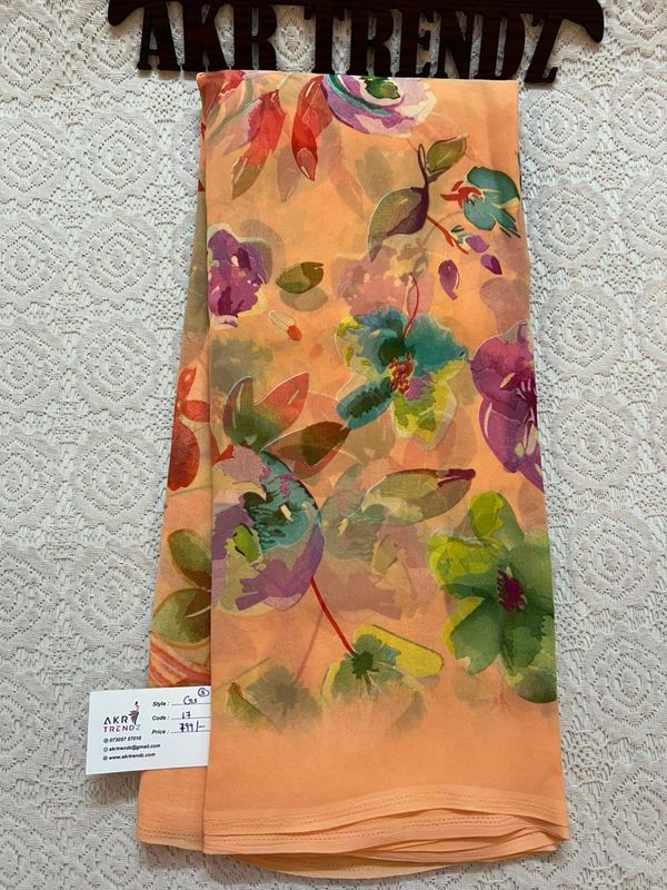 Floral Georgette sarees​