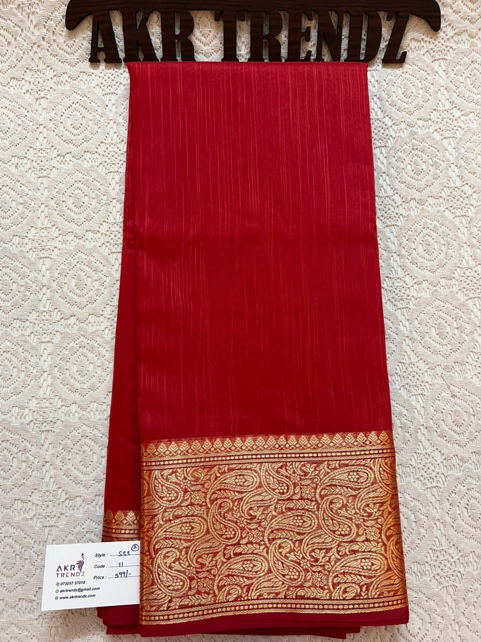 Matka Linen silk sarees​​