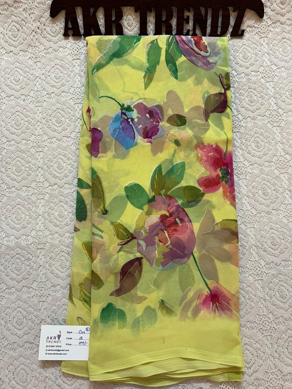 Floral Georgette sarees​