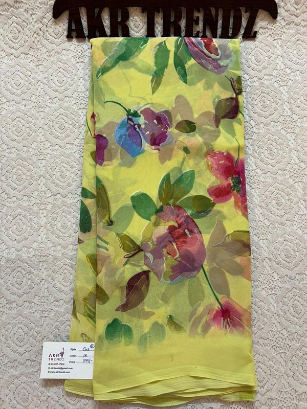 Floral Georgette sarees​