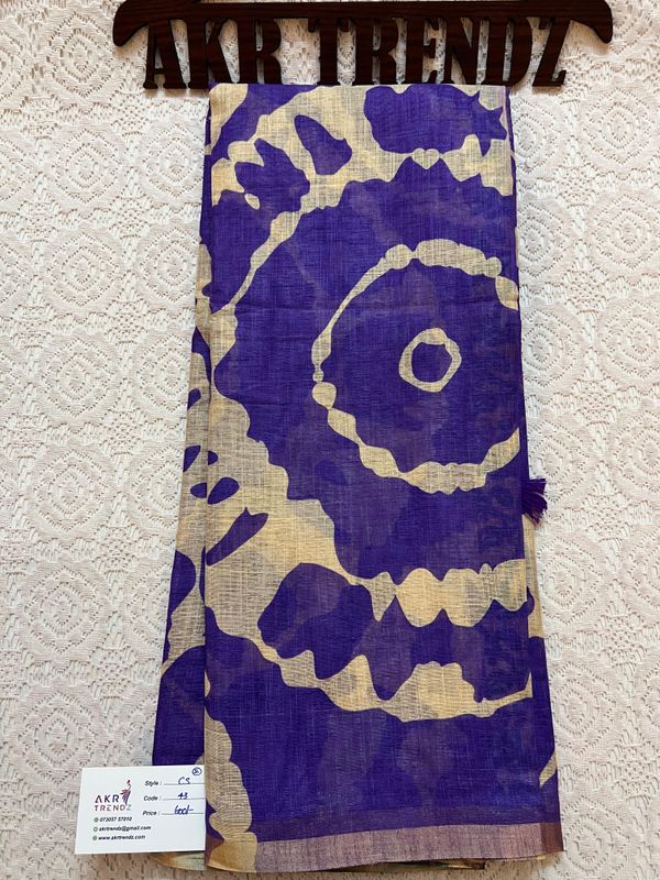 Chanderi cotton sarees