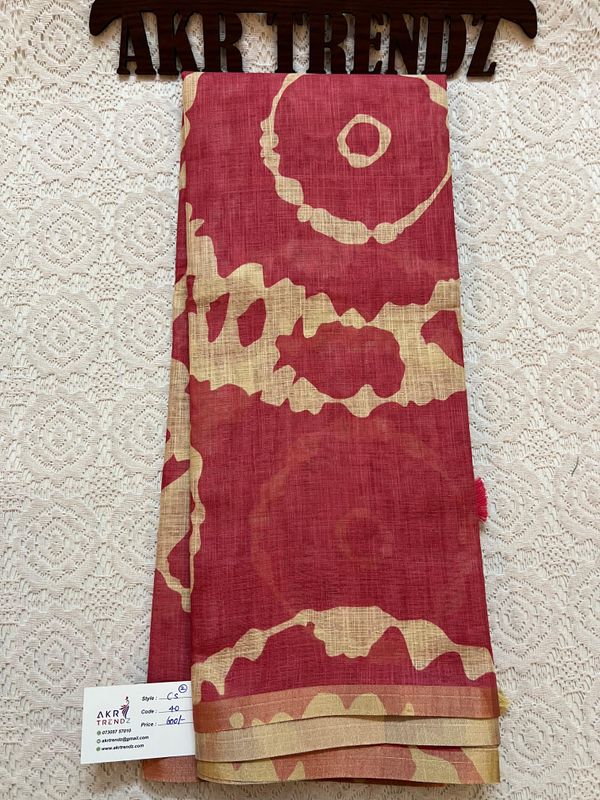 Chanderi cotton sarees