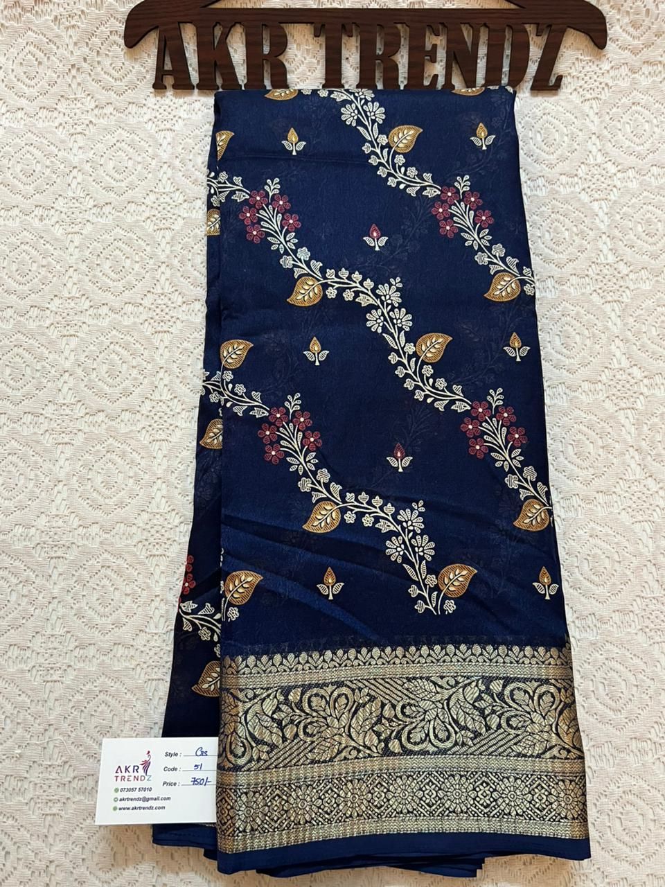 Jacquard border Georgette sarees​