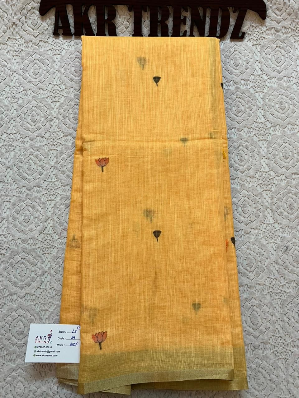 Chanderi cotton sarees​