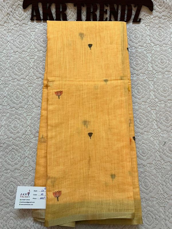 Chanderi cotton sarees​