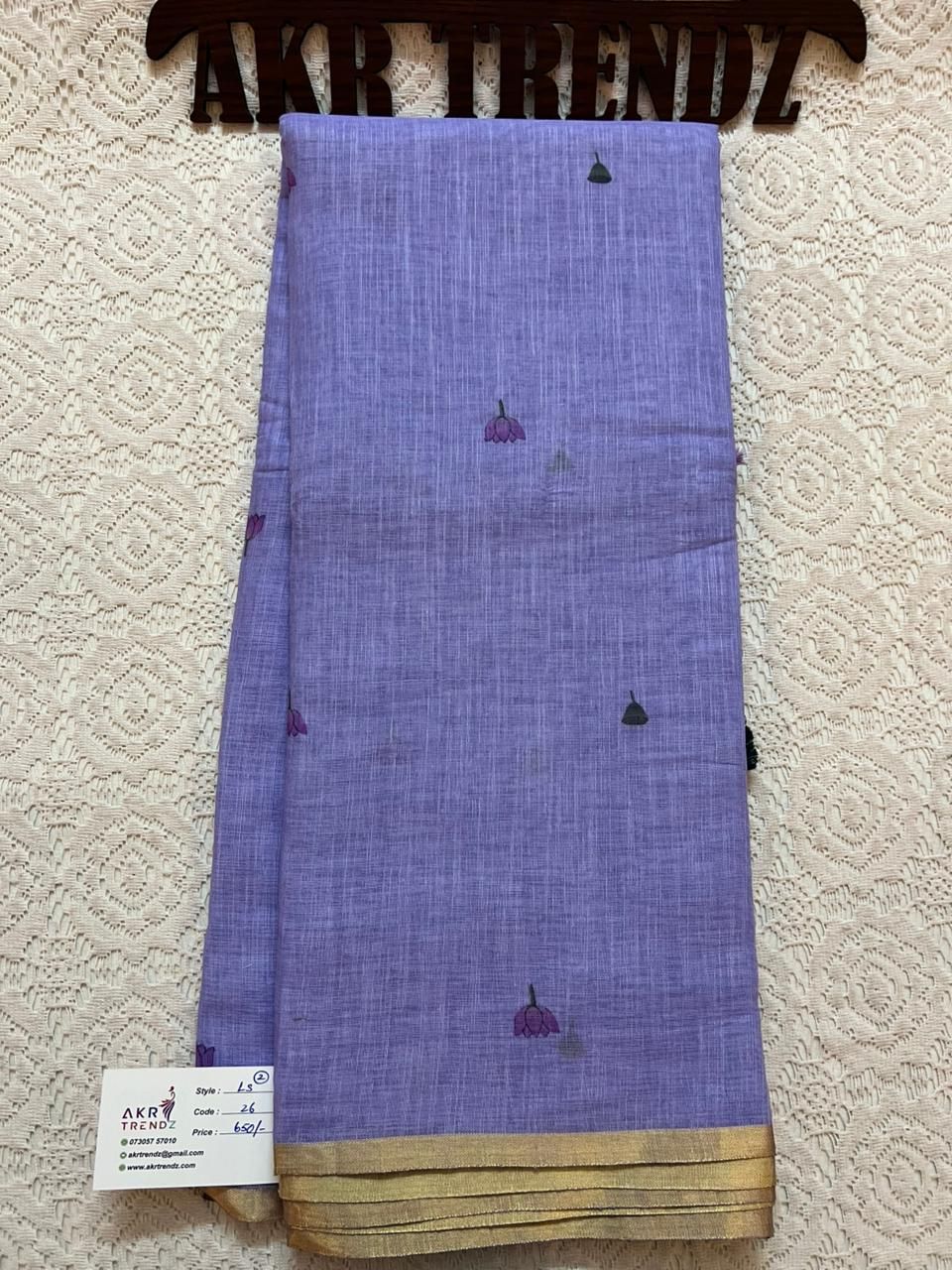 Chanderi cotton sarees​