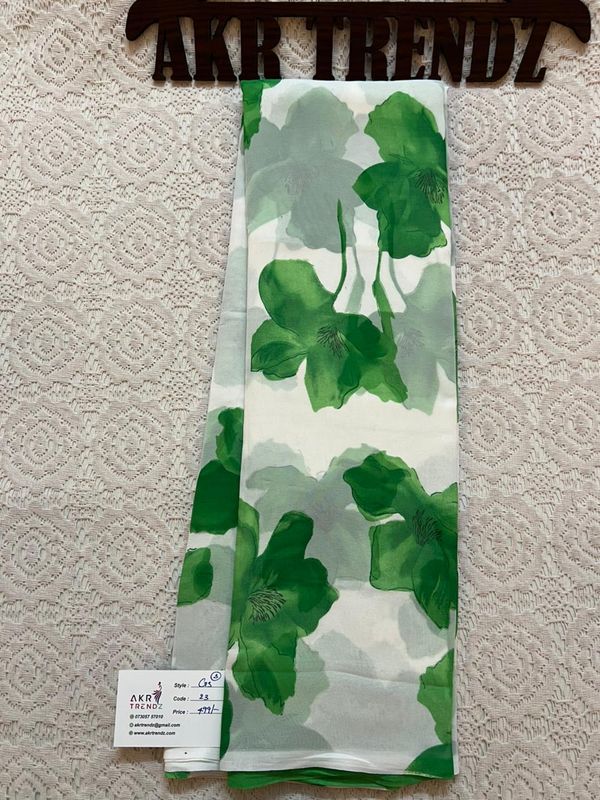 Daily wear Georgette sarees​