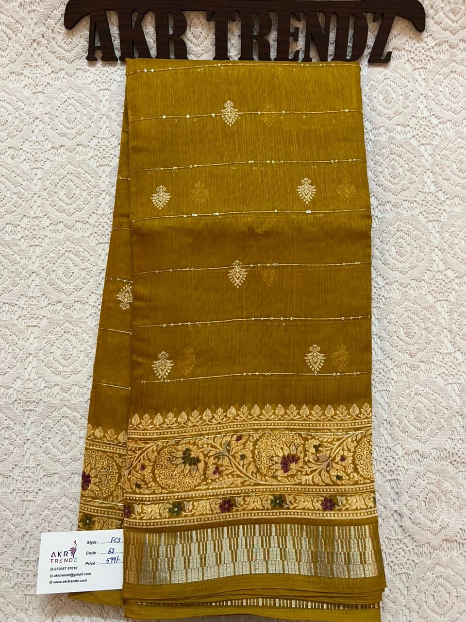 Sequence Fancy cotton sarees​