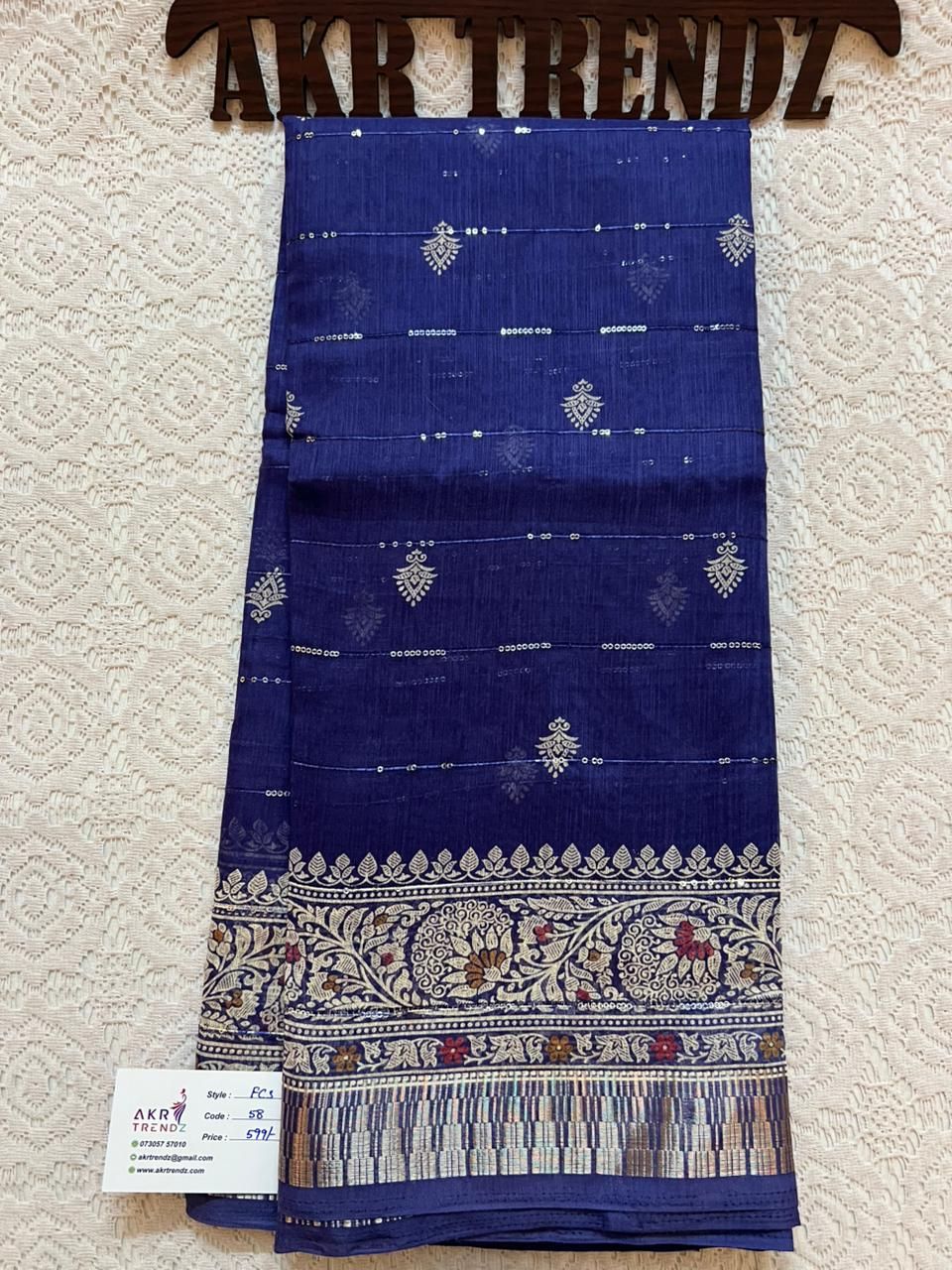 Sequence Fancy cotton sarees​