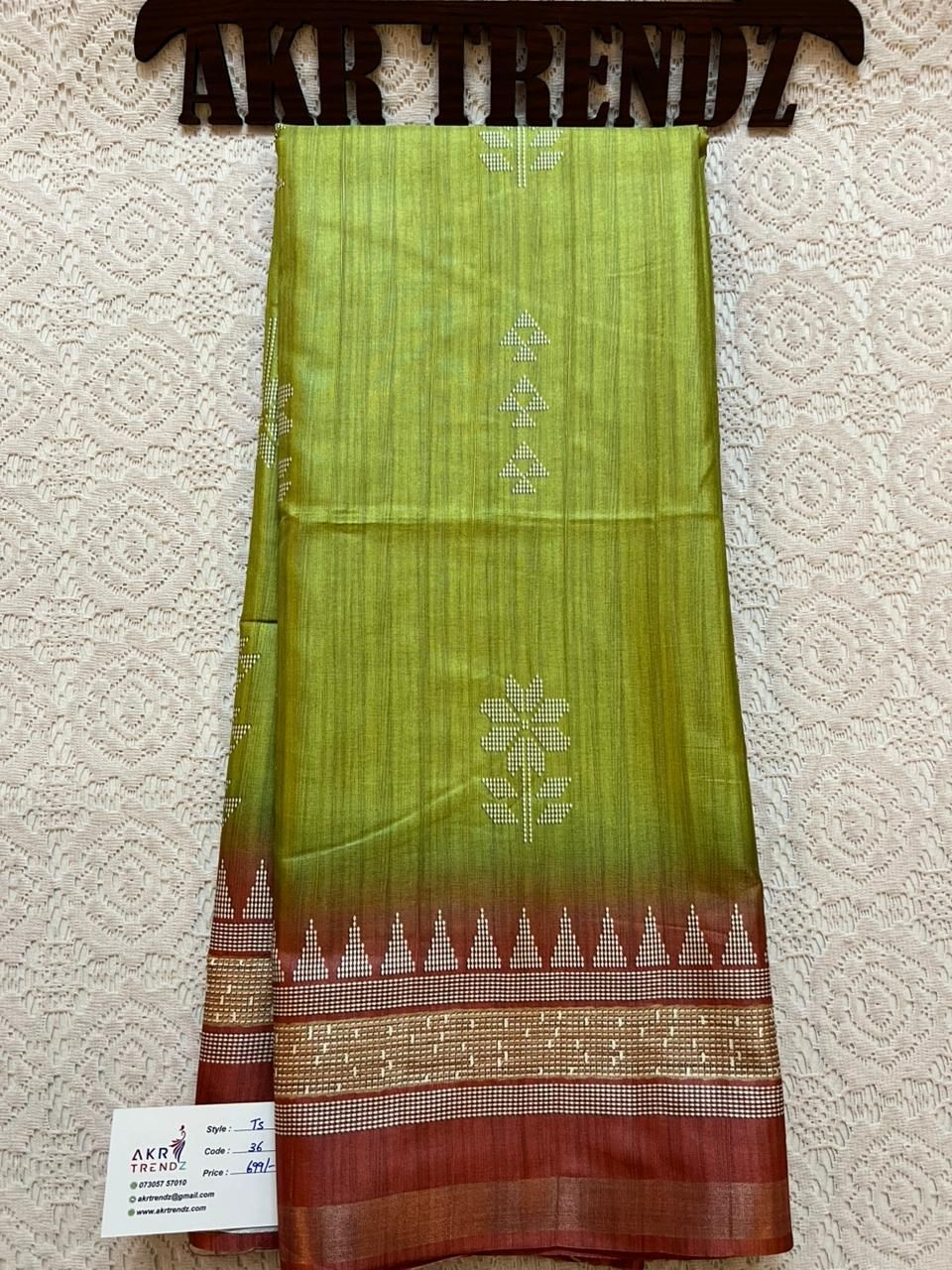 Fancy Tussar silk sarees​
