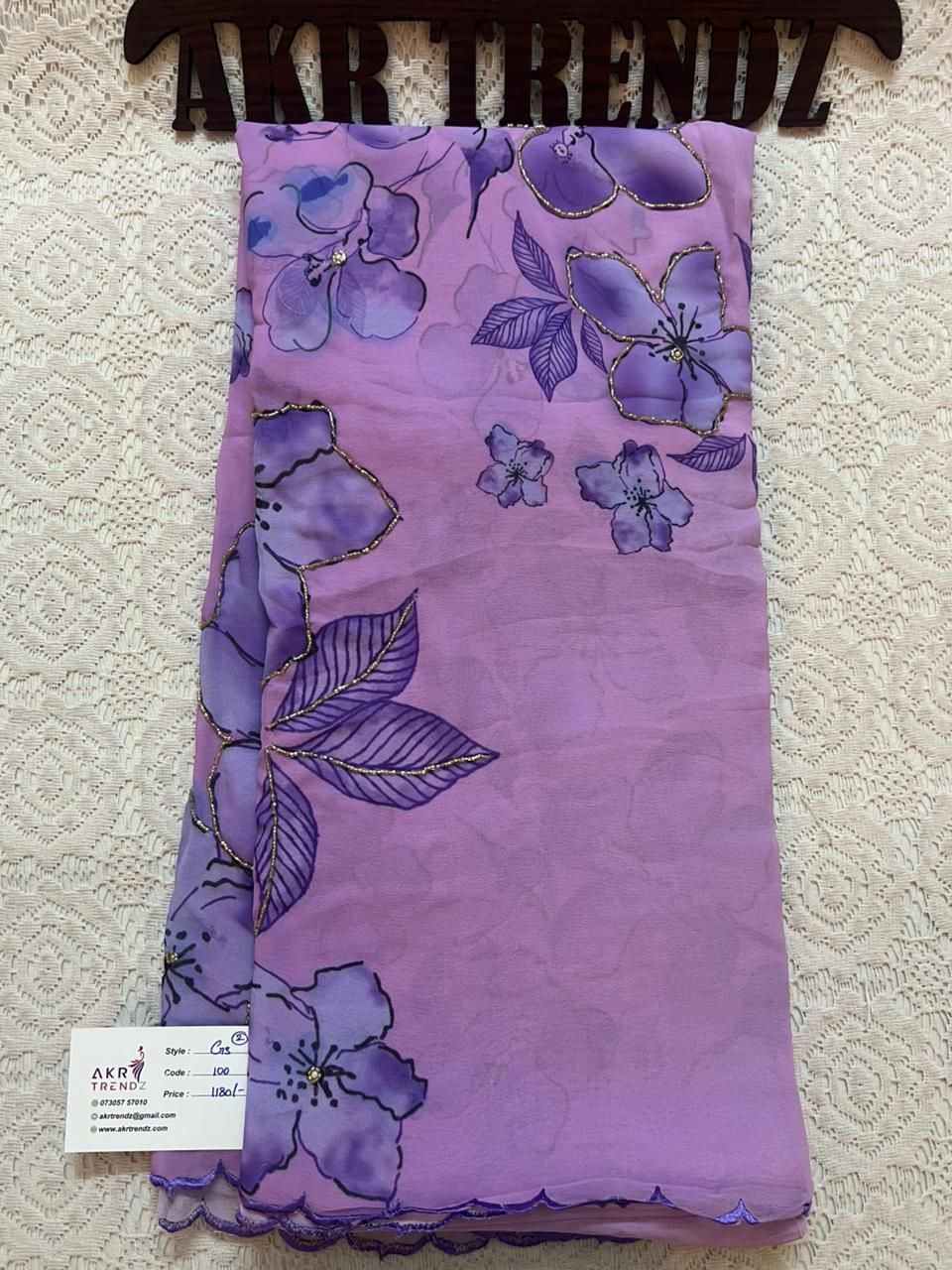 Designer wear Georgette sarees​