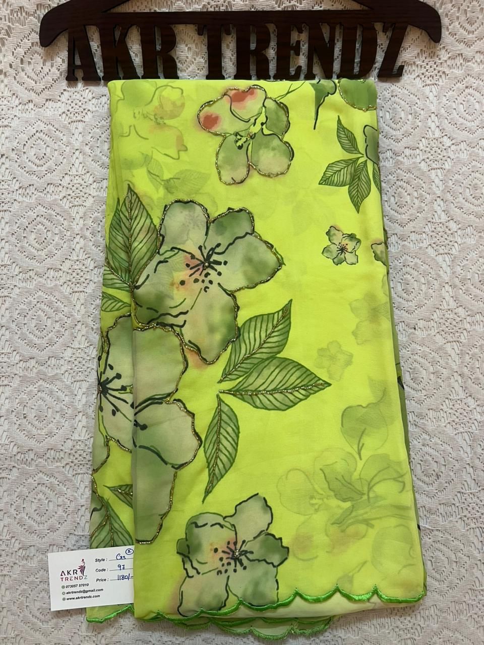 Designer wear Georgette sarees​