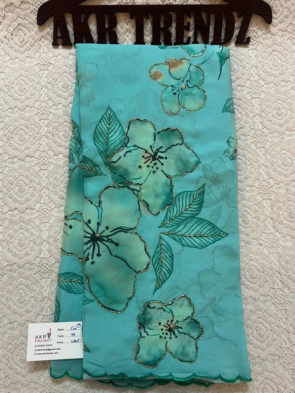 Designer wear Georgette sarees​