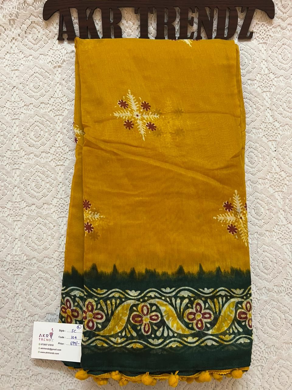 Fancy cotton sarees​