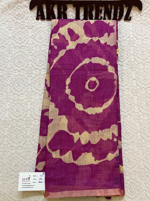 Chanderi cotton sarees