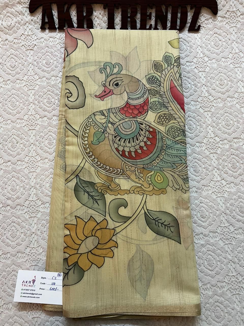 Chanderi cotton sarees​