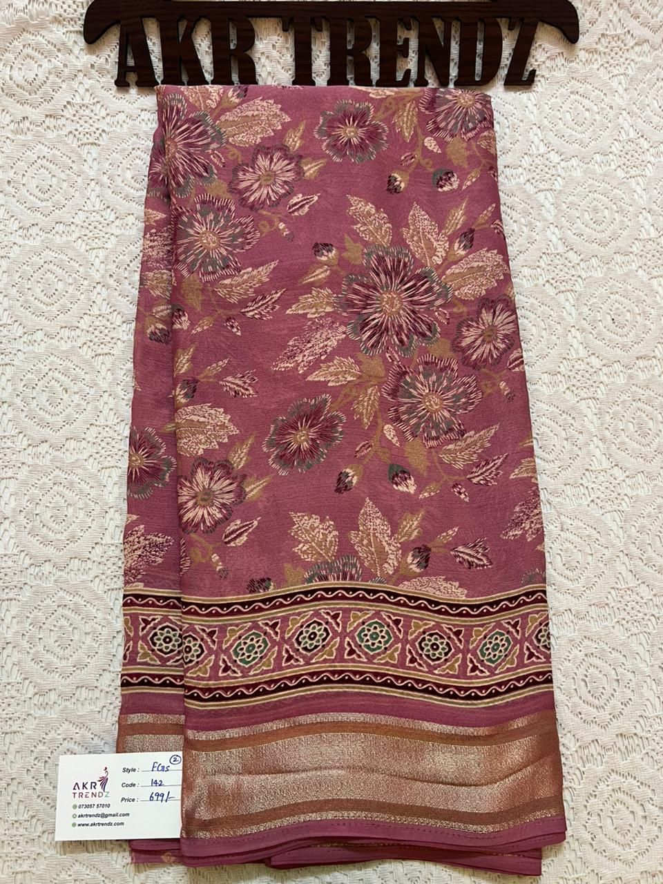 Fancy Georgette sarees