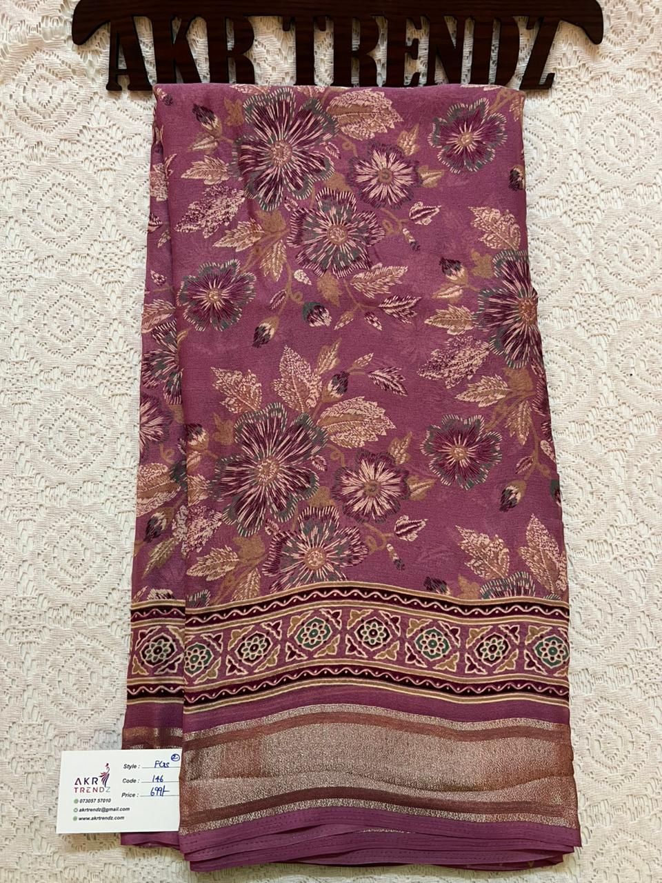 Fancy Georgette sarees