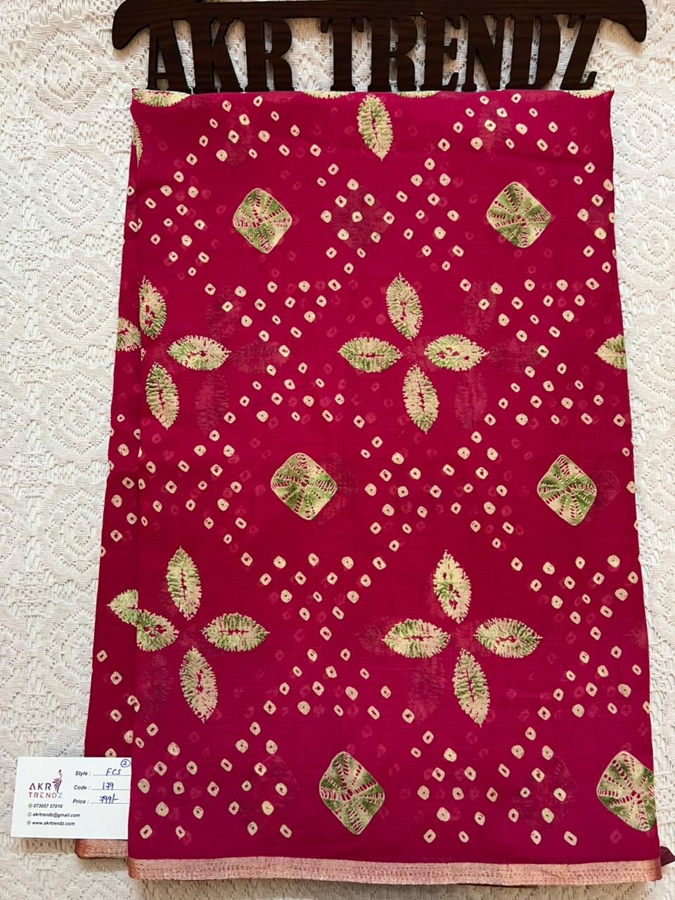 Soft cotton sarees​