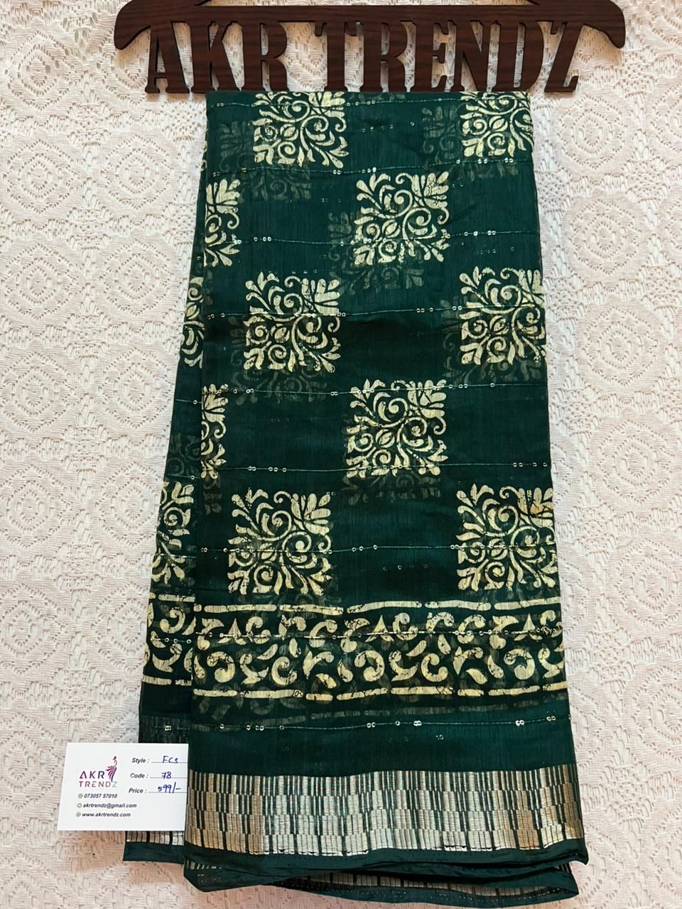 Sequence Fancy cotton sarees