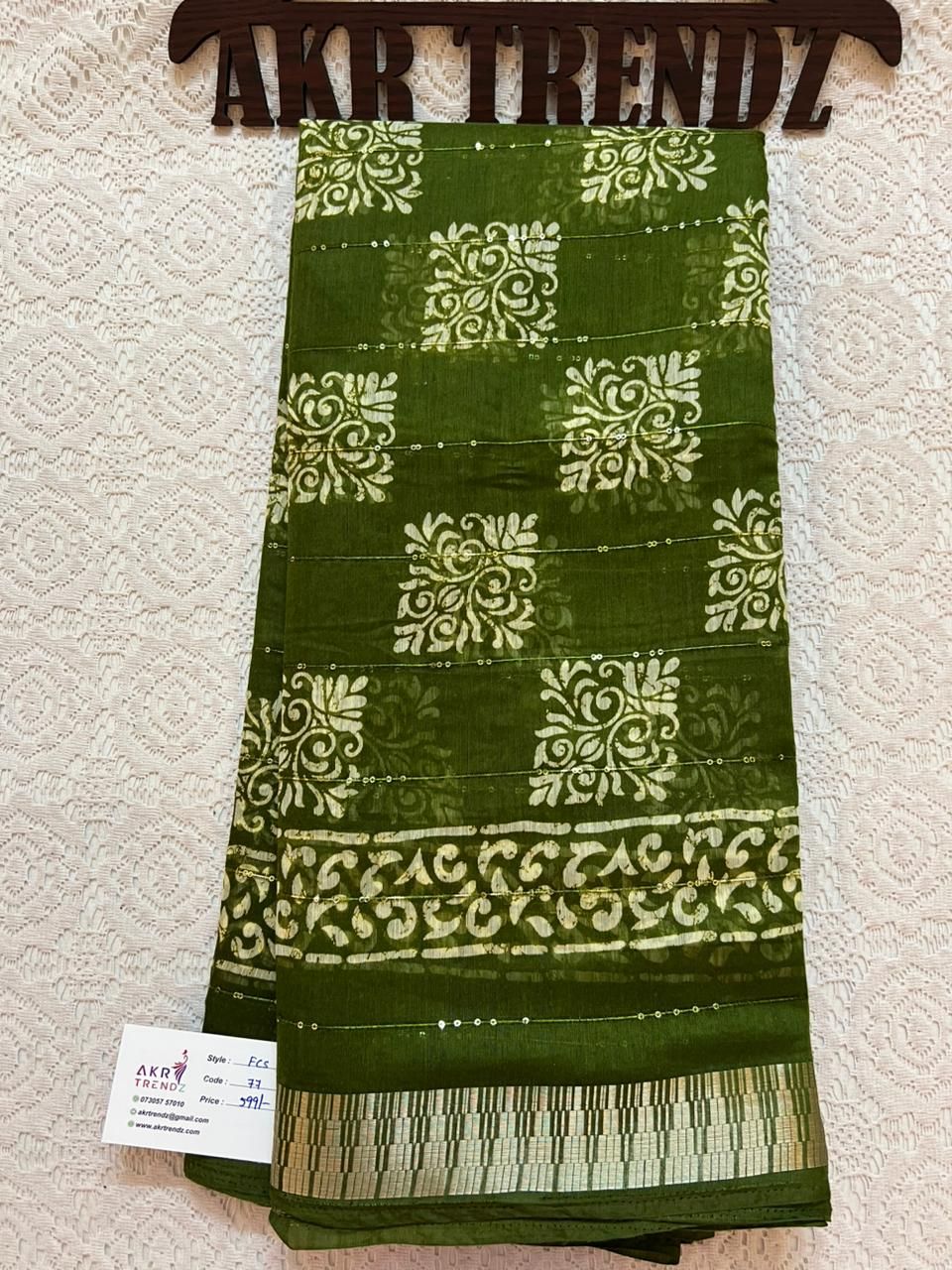 Sequence Fancy cotton sarees