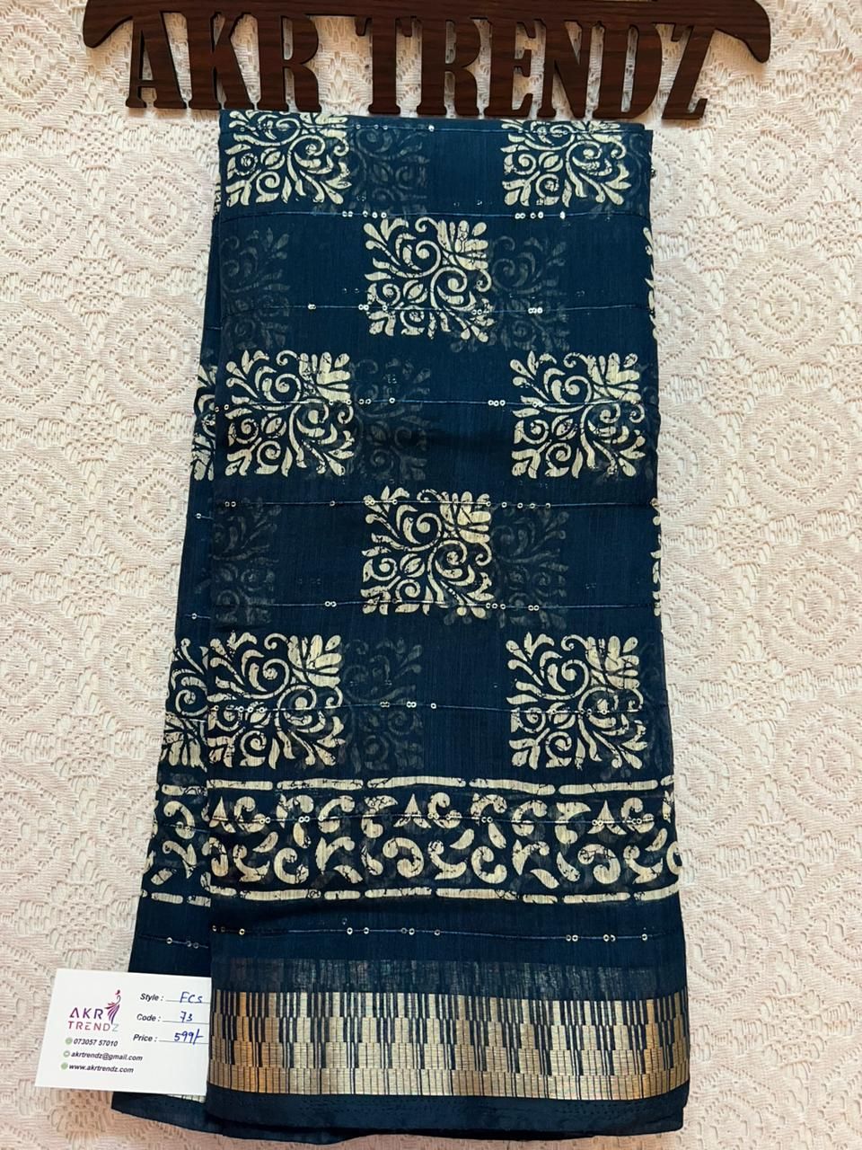 Sequence Fancy cotton sarees