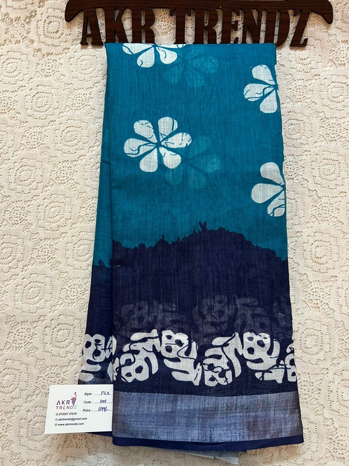 Fancy linen cotton sarees​