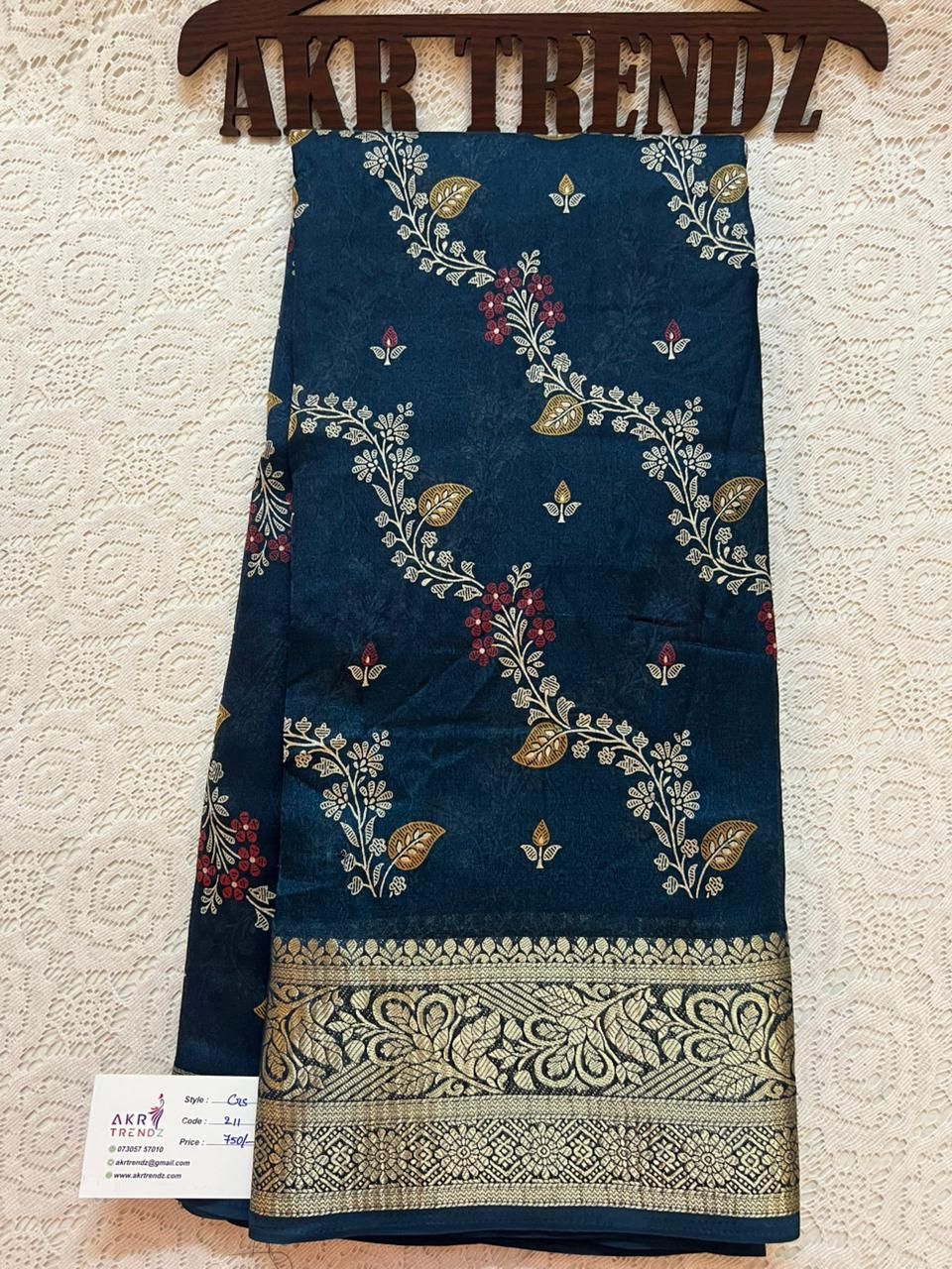 Jacquard border Georgette sarees