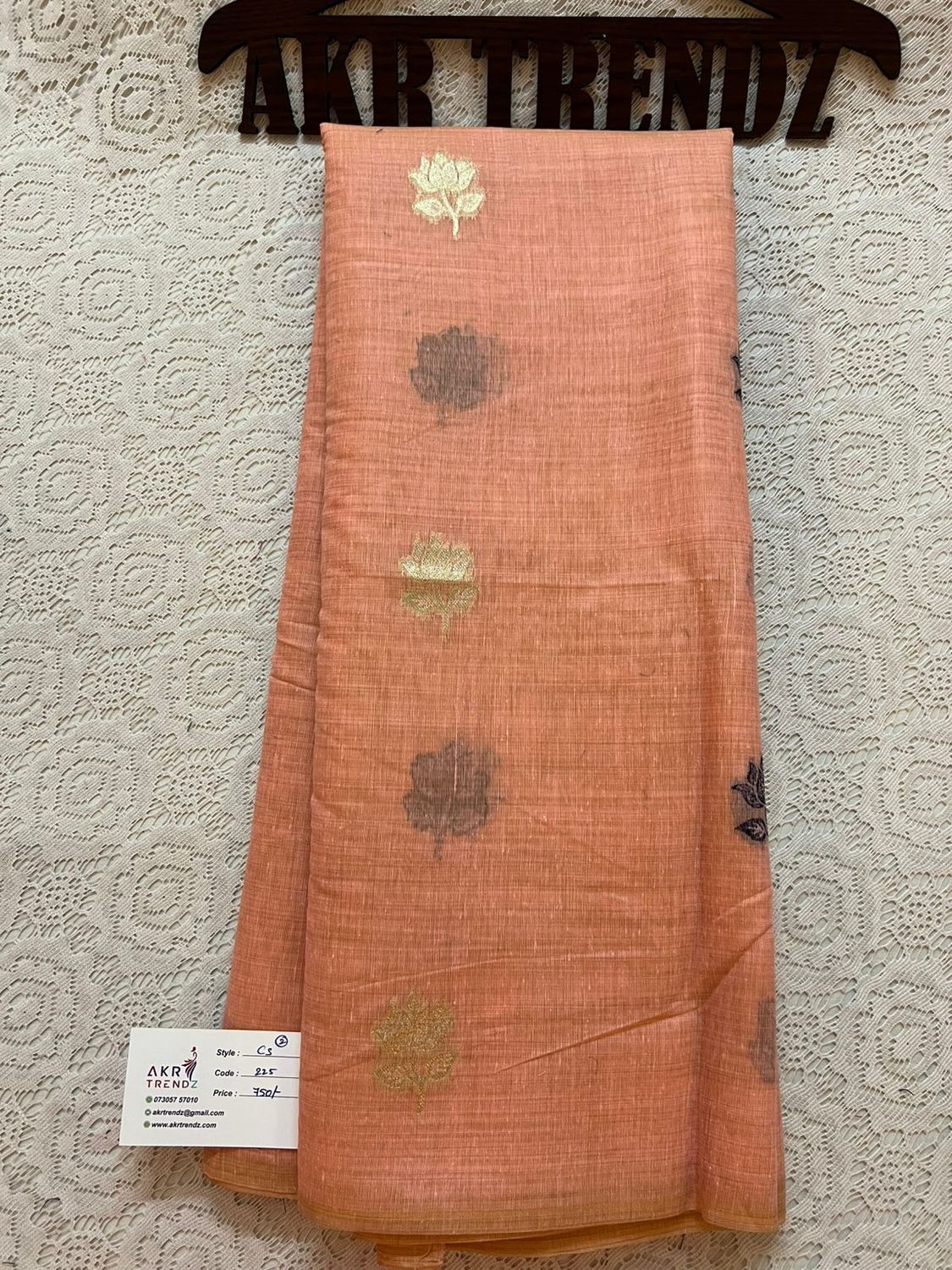 Weaving chanderi cotton sarees​