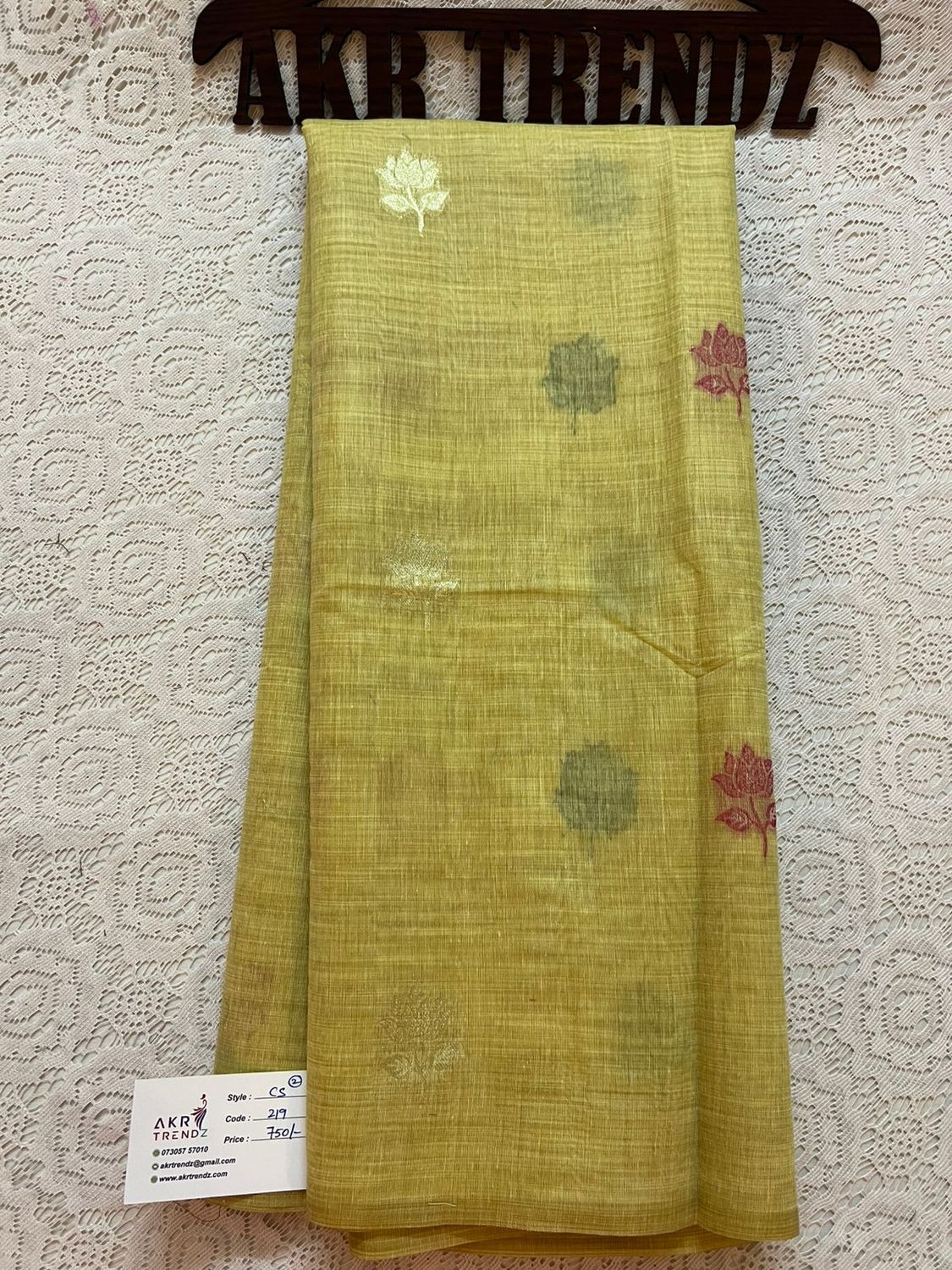 Weaving chanderi cotton sarees​