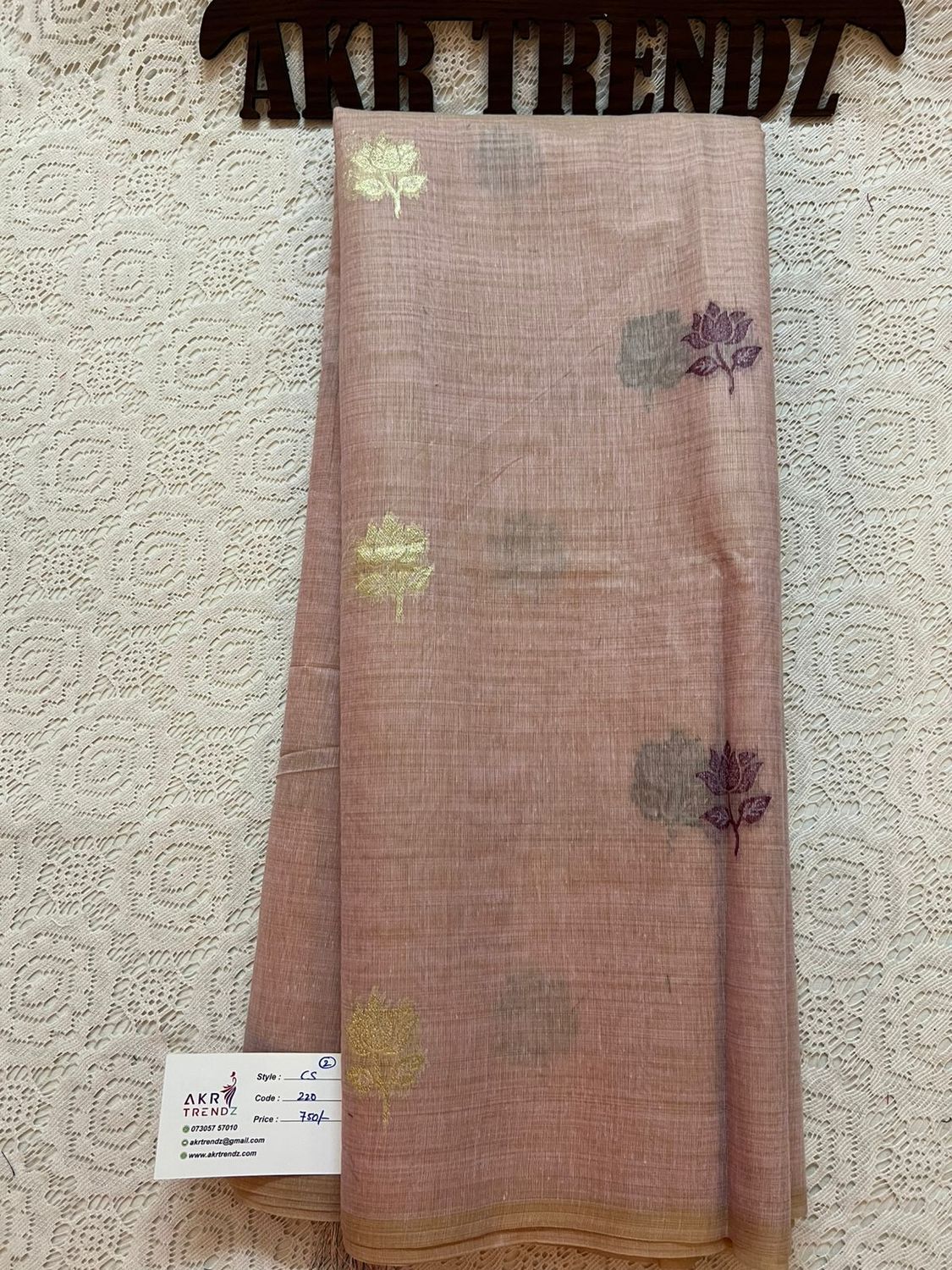 Weaving chanderi cotton sarees​