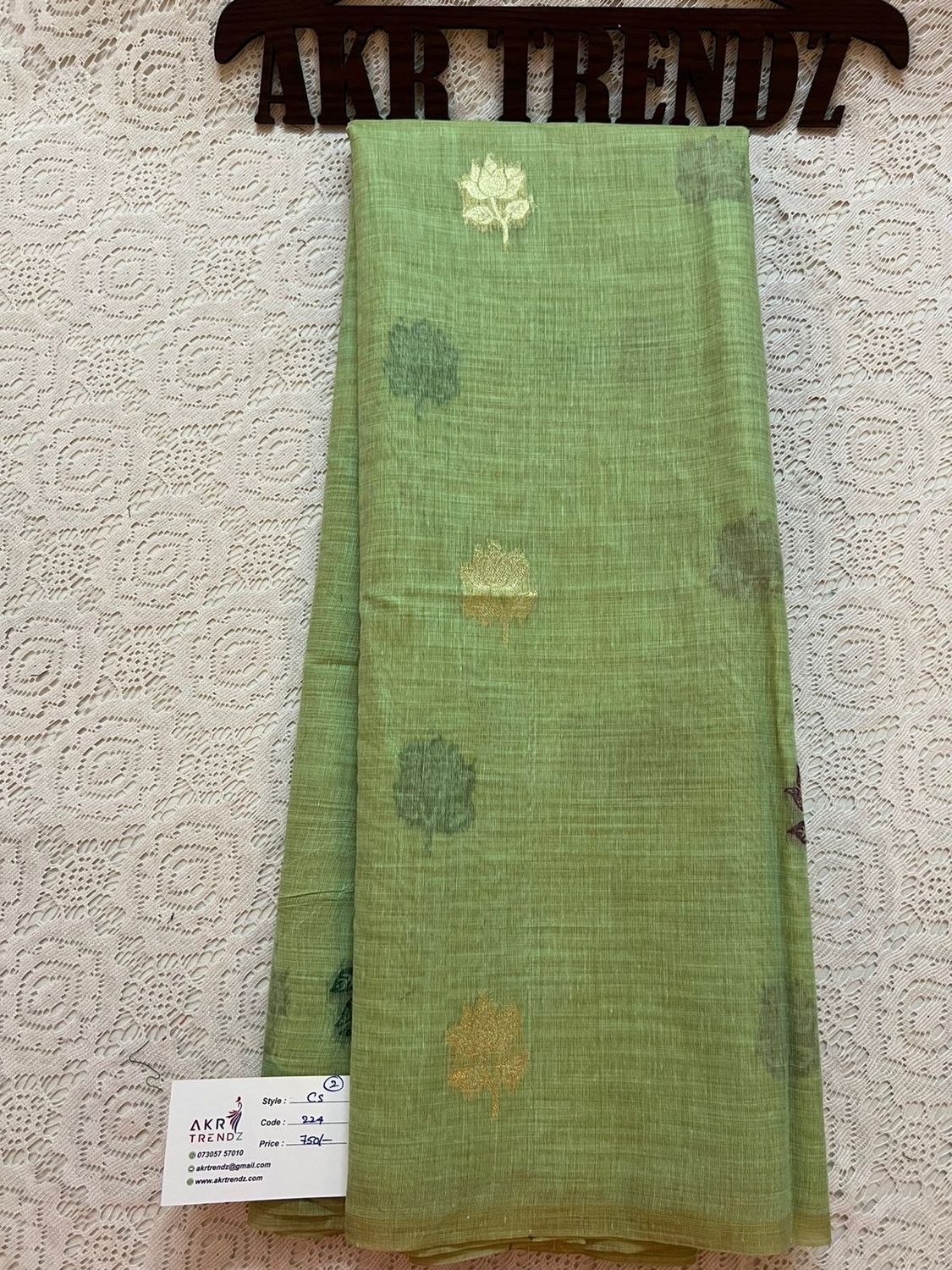 Weaving chanderi cotton sarees​