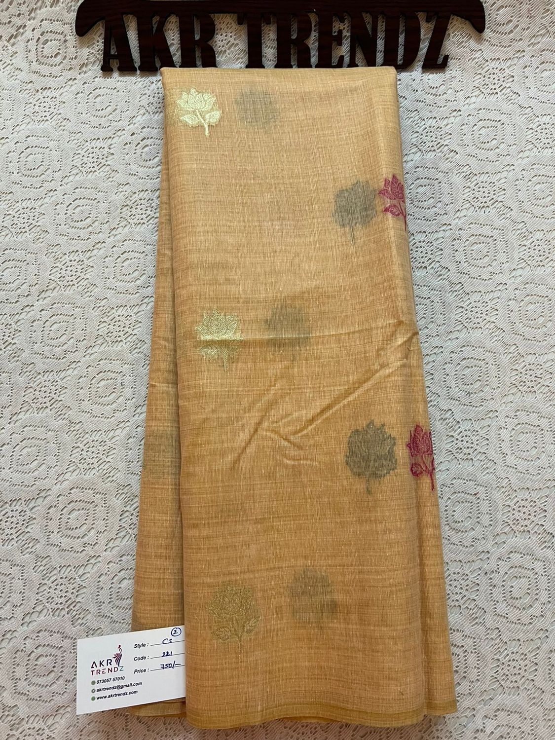 Weaving chanderi cotton sarees​