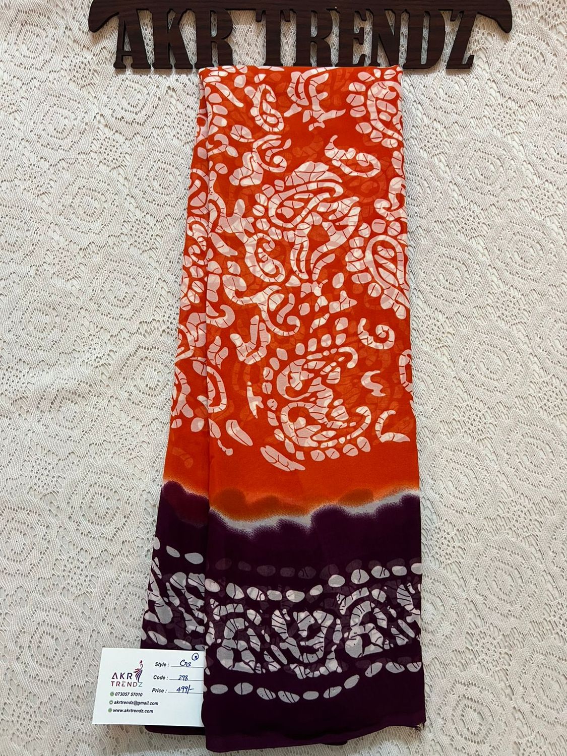 Daily wear Georgette sarees​