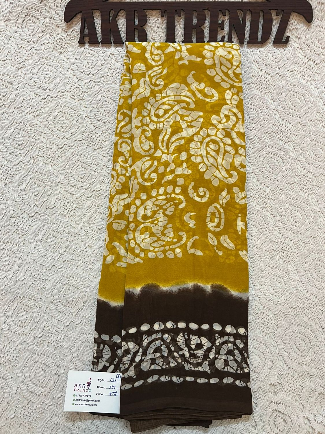 Daily wear Georgette sarees​