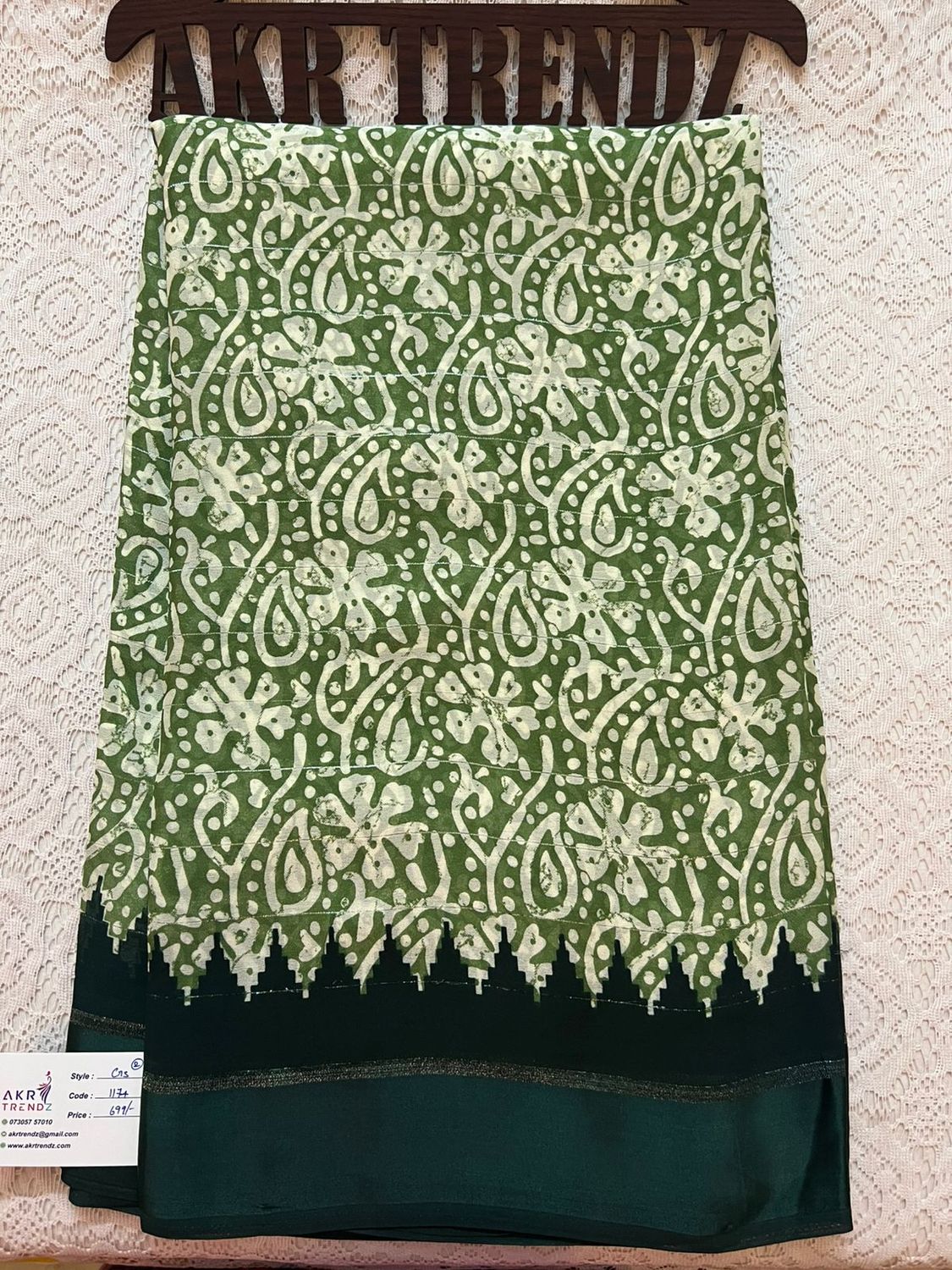 Satin Border Georgette sarees