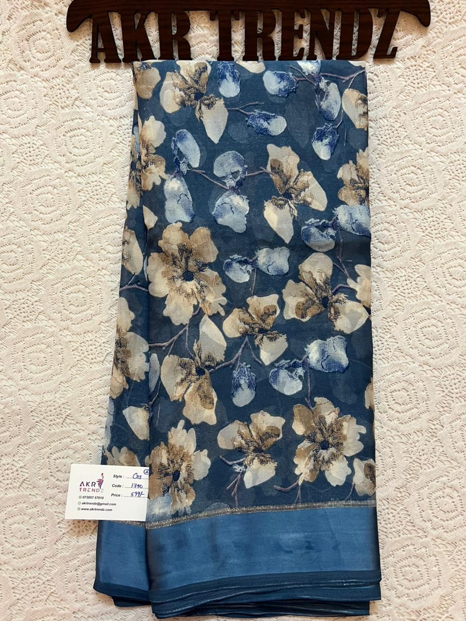 Satin Border Georgette sarees​