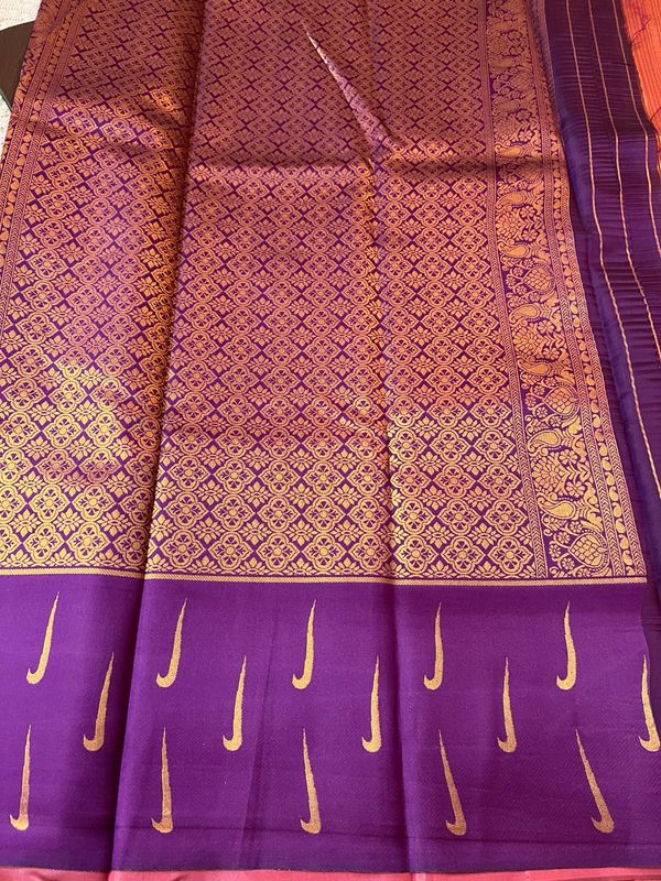 Kanchi semi silk sarees priced​