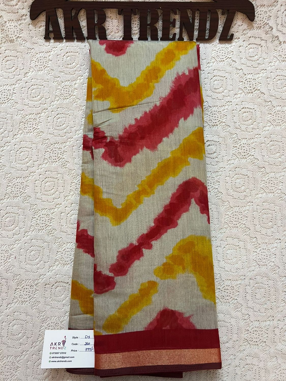 Dabu silk mix cotton sarees​