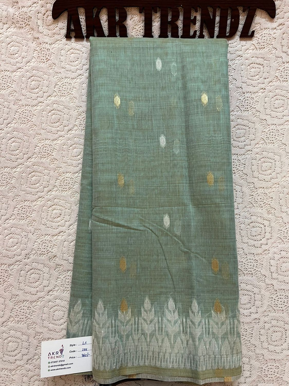 ​Weaving chanderi cotton sarees​