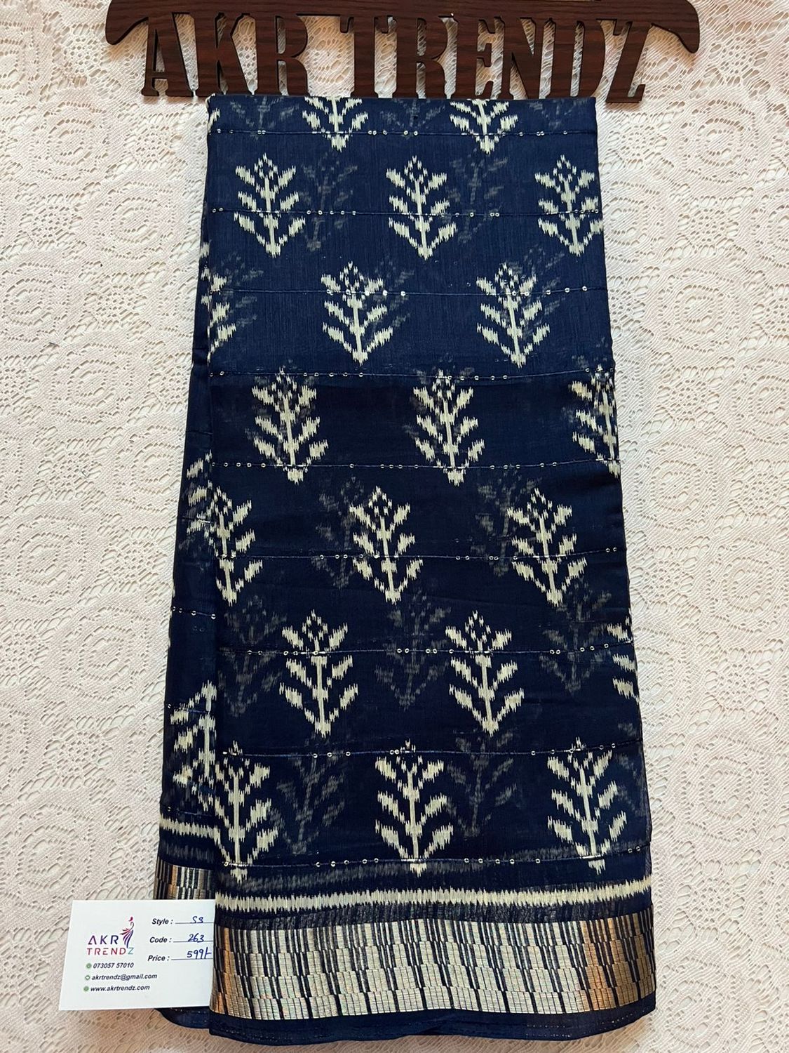 Sequence Fancy cotton sarees