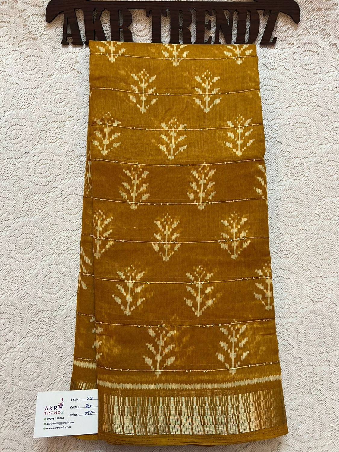 Sequence Fancy cotton sarees