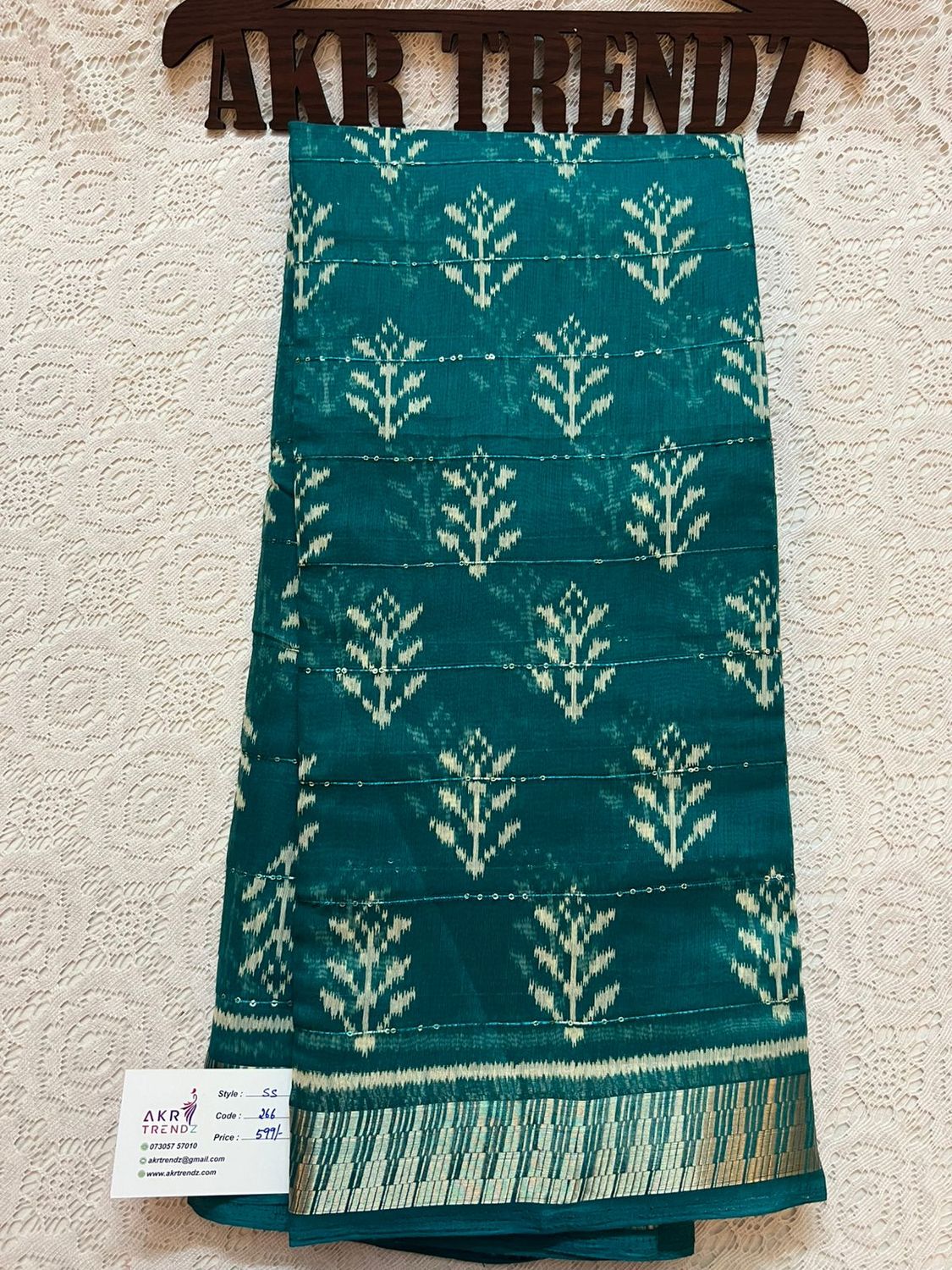 Sequence Fancy cotton sarees