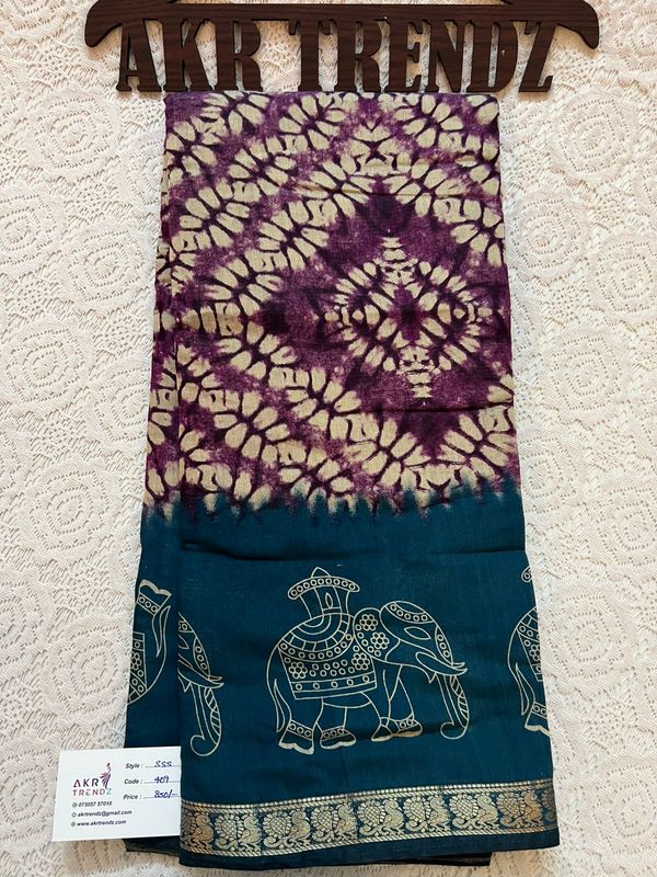 Silk mix soft cotton sarees​