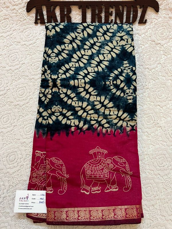 Silk mix soft cotton sarees​